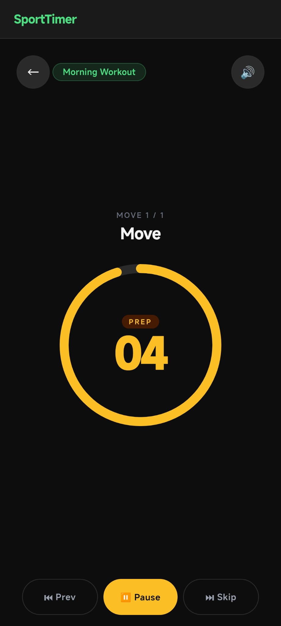 Sport Timer screenshot 1